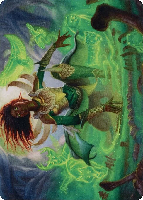 Fauna Shaman // Fauna Shaman, carta Magic di tipo Card // Card illustrata da Nicholas Elias