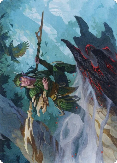 Gwenna, Eyes of Gaea // Gwenna, Eyes of Gaea, carta Magic di tipo Card // Card illustrata da Steve Prescott