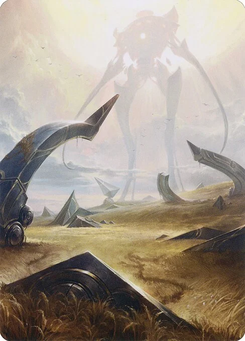 Plains // Plains, carta Magic di tipo Card // Card illustrata da Sergey Glushakov
