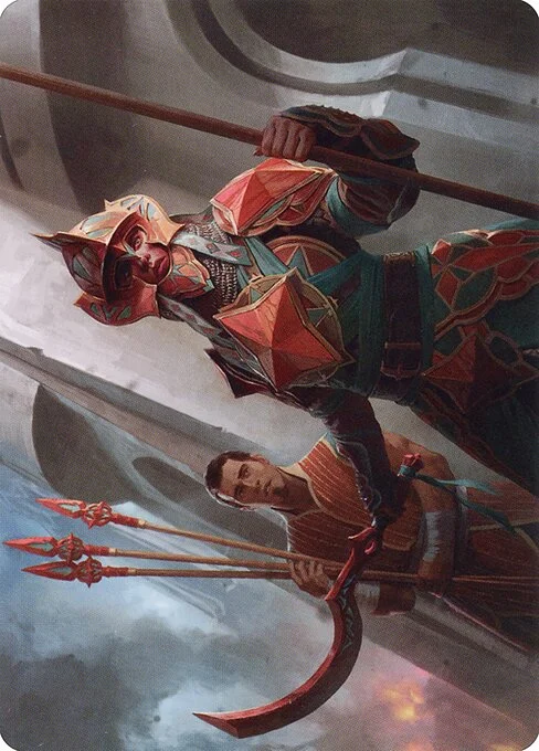 Siege Veteran // Siege Veteran, carta Magic di tipo Card // Card illustrata da Darren Tan