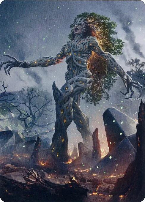 Titania, Gaea Incarnate // Titania, Gaea Incarnate, carta Magic di tipo Card // Card illustrata da Cristi Balanescu