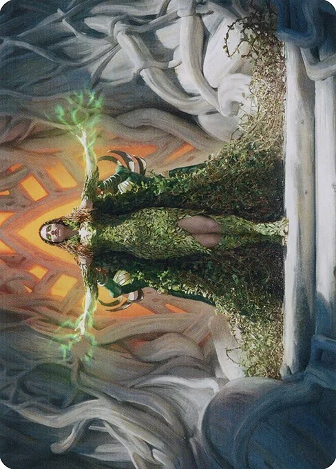 Titania, Voice of Gaea // Titania, Voice of Gaea, carta Magic di tipo Card // Card illustrata da Cristi Balanescu