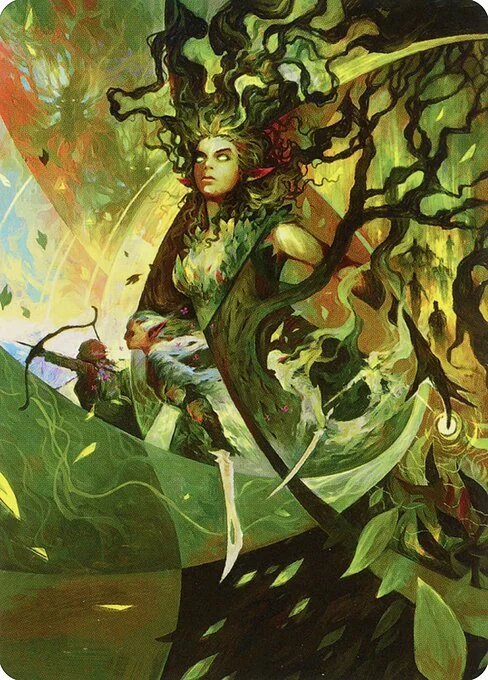 Titania's Command // Titania's Command, carta Magic di tipo Card // Card illustrata da Dominik Mayer