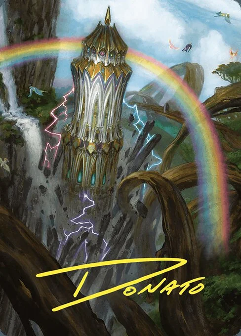 Command Tower // Command Tower, carta Magic di tipo Card // Card illustrata da Donato Giancola