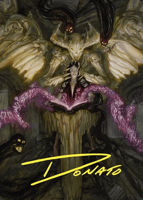 Demonic Tutor // Demonic Tutor, carta Magic di tipo Card // Card illustrata da Donato Giancola