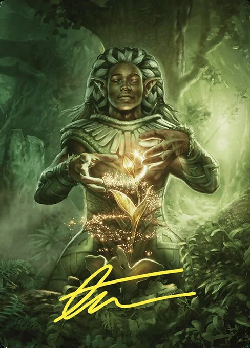 Elvish Mystic // Elvish Mystic, carta Magic di tipo Card // Card illustrata da Greg Staples