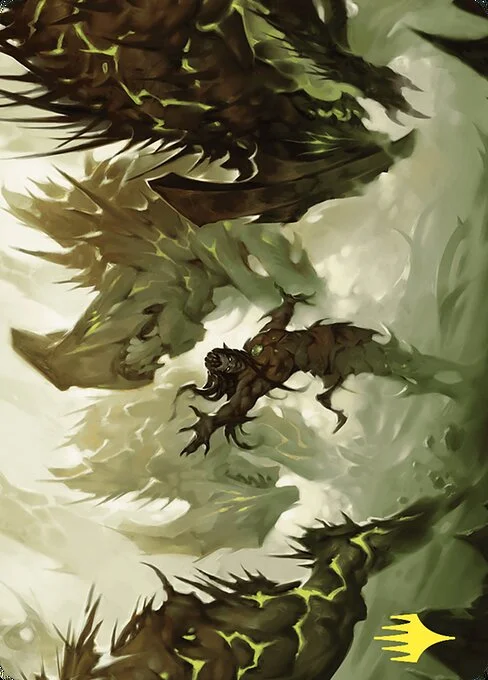 Ezuri's Predation // Ezuri's Predation, carta Magic di tipo Card // Card illustrata da Uriah Voth