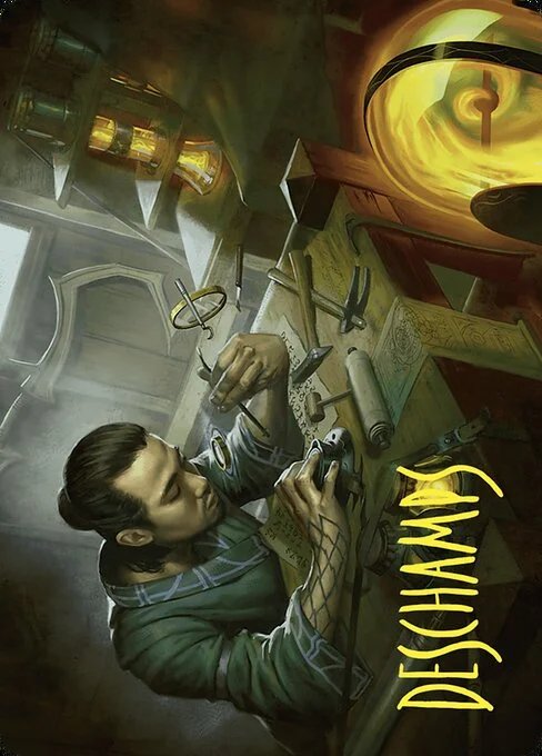 Renowned Weaponsmith // Renowned Weaponsmith, carta Magic di tipo Card // Card illustrata da Eric Deschamps