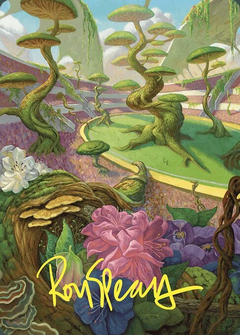 Undergrowth Stadium // Undergrowth Stadium, carta Magic di tipo Card // Card illustrata da Ron Spears