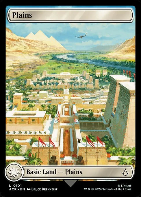 Plains, carta Magic di tipo Basic Land — Plains illustrata da Bruce Brenneise