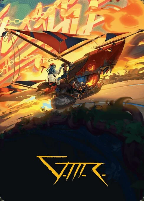 Boosted Sloop // Boosted Sloop, carta Magic di tipo Card // Card illustrata da Gabriel Rubio