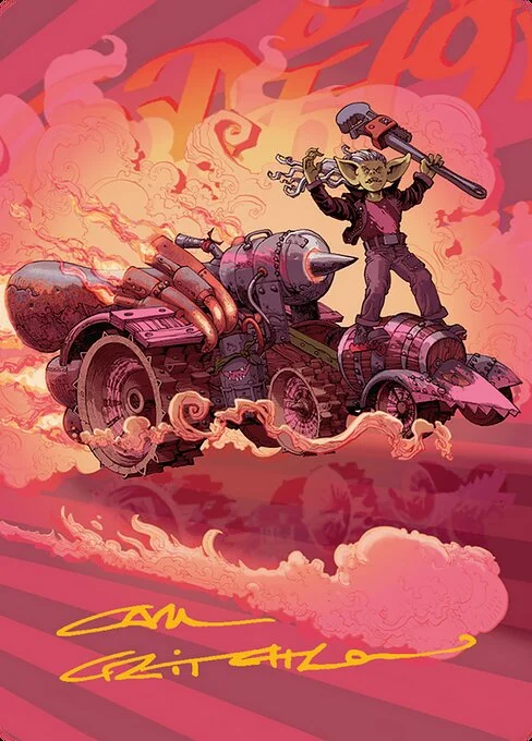 Burner Rocket // Burner Rocket, carta Magic di tipo Card // Card illustrata da Carl Critchlow