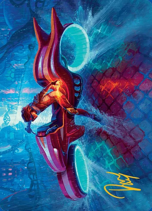 Chandra, Spark Hunter // Chandra, Spark Hunter, carta Magic di tipo Card // Card illustrata da Devin Elle Kurtz
