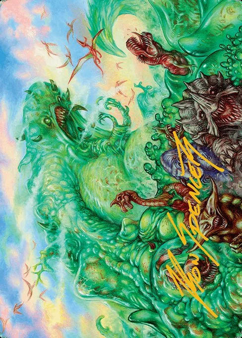 Mimeoplasm, Revered One // Mimeoplasm, Revered One, carta Magic di tipo Card // Card illustrata da Ron Spencer