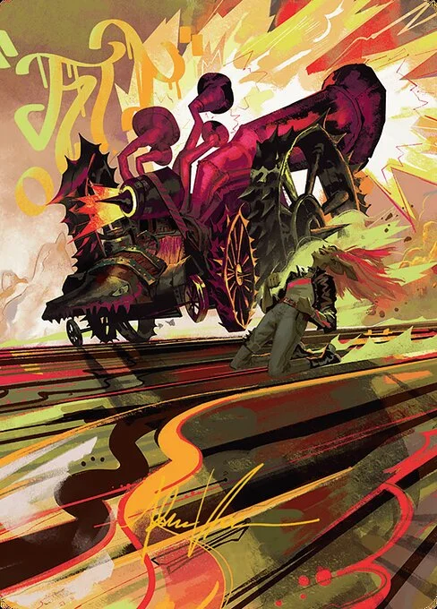Rocketeer Boostbuggy // Rocketeer Boostbuggy, carta Magic di tipo Card // Card illustrata da Adam Volker