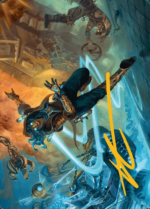 Sita Varma, Masked Racer // Sita Varma, Masked Racer, carta Magic di tipo Card // Card illustrata da Kai Carpenter