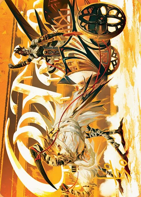 Skyseer's Chariot // Skyseer's Chariot, carta Magic di tipo Card // Card illustrata da Douglas P. Lobo