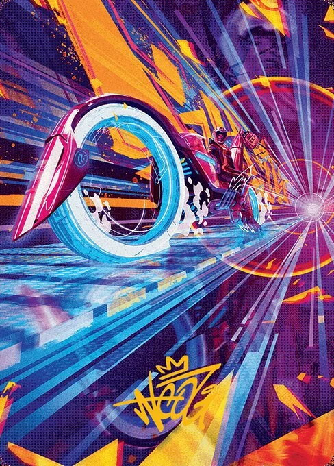 Spotcycle Scouter // Spotcycle Scouter, carta Magic di tipo Card // Card illustrata da Neo.G