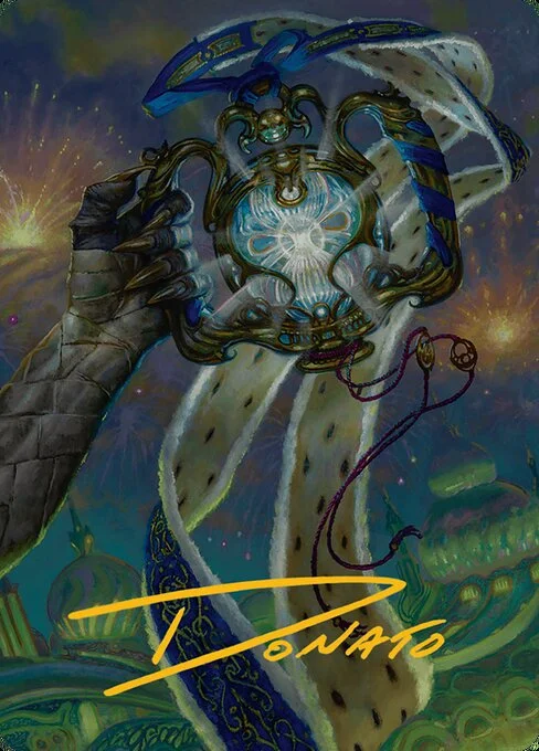 The Aetherspark // The Aetherspark, carta Magic di tipo Card // Card illustrata da Donato Giancola