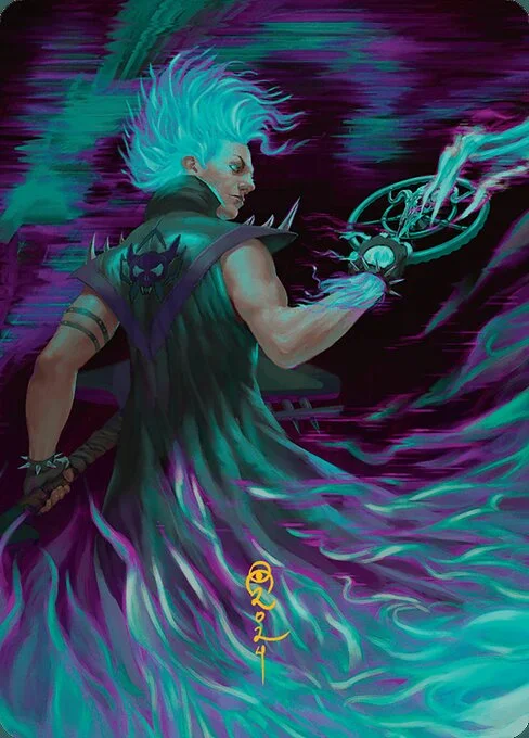 Winter, Cursed Rider // Winter, Cursed Rider, carta Magic di tipo Card // Card illustrata da Ovidio Cartagena