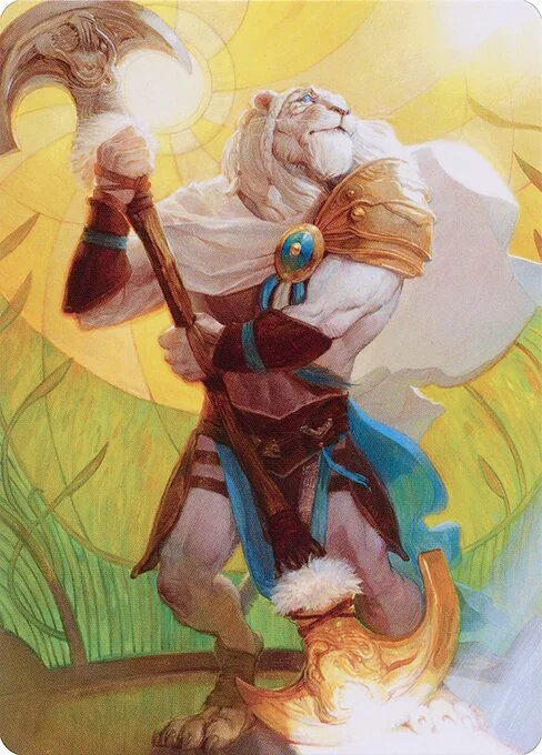 Ajani, Sleeper Agent // Ajani, Sleeper Agent, carta Magic di tipo Card // Card illustrata da Adam Rex