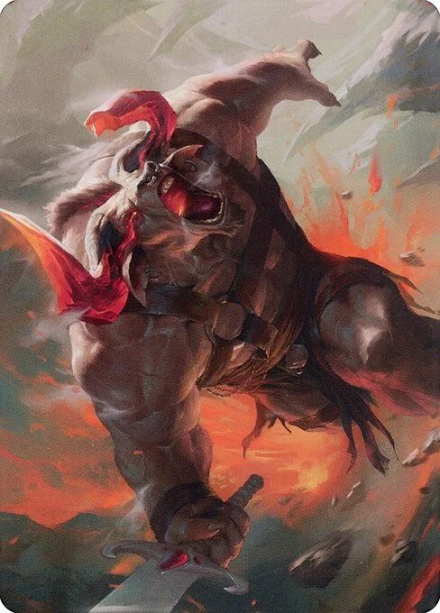 Furious Bellow // Furious Bellow, carta Magic di tipo Card // Card illustrata da Joshua Raphael