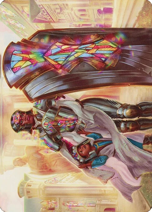 Guardian of New Benalia // Guardian of New Benalia, carta Magic di tipo Card // Card illustrata da Ernanda Souza