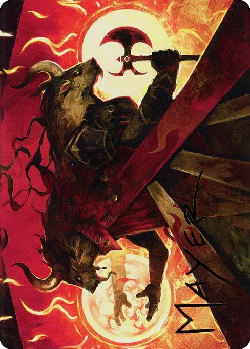 Hurloon Battle Hymn // Hurloon Battle Hymn, carta Magic di tipo Card // Card illustrata da Dominik Mayer