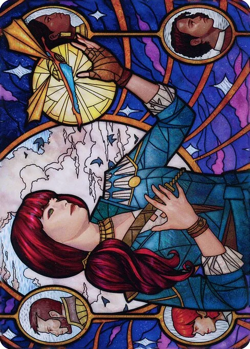 Jhoira, Ageless Innovator // Jhoira, Ageless Innovator, carta Magic di tipo Card // Card illustrata da Lisa Heidhoff