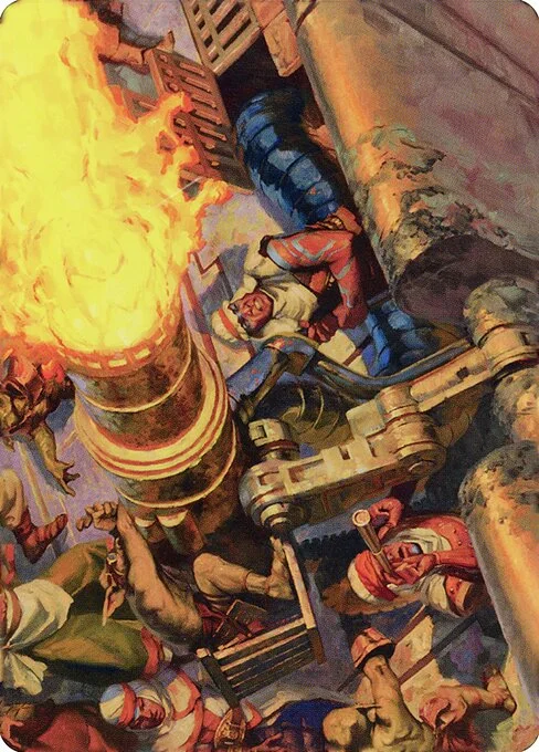 Mana Cannons // Mana Cannons, carta Magic di tipo Card // Card illustrata da Sidharth Chaturvedi