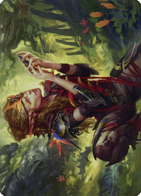 Meria, Scholar of Antiquity // Meria, Scholar of Antiquity, carta Magic di tipo Card // Card illustrata da Aurore Folny