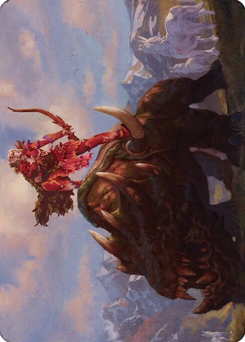 Meria's Outrider // Meria's Outrider, carta Magic di tipo Card // Card illustrata da Lius Lasahido