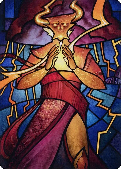 Najal, the Storm Runner // Najal, the Storm Runner, carta Magic di tipo Card // Card illustrata da Serena Malyon