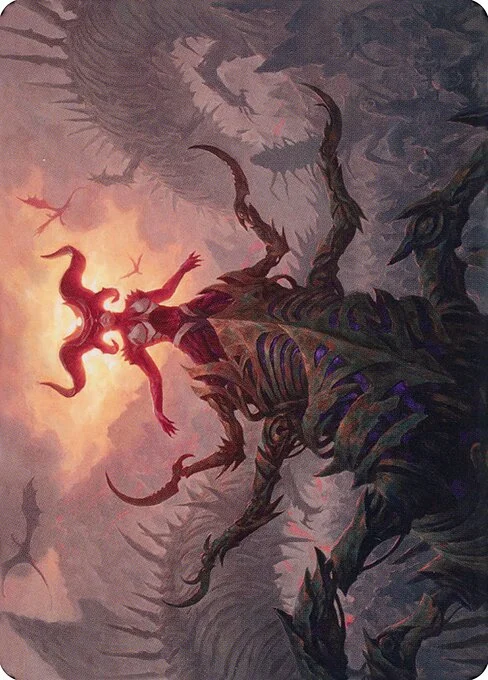 Sheoldred, the Apocalypse // Sheoldred, the Apocalypse, carta Magic di tipo Card // Card illustrata da Chris Rahn