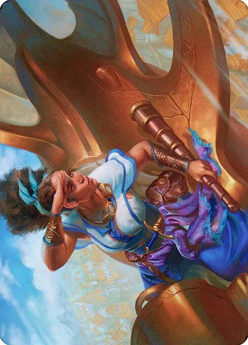 Talas Lookout // Talas Lookout, carta Magic di tipo Card // Card illustrata da Julia Metzger