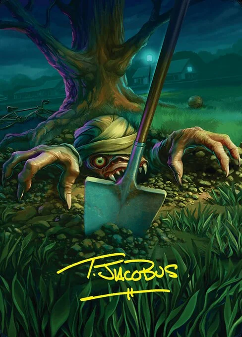 Exhume // Exhume, carta Magic di tipo Card // Card illustrata da Tim Jacobus