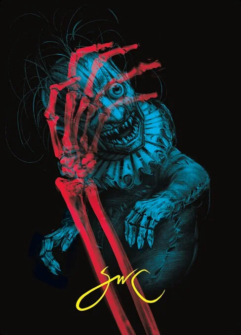 Marvin, Murderous Mimic // Marvin, Murderous Mimic, carta Magic di tipo Card // Card illustrata da Sam Wolfe Connelly