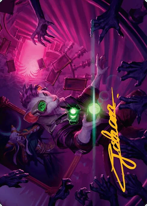 Nashi, Searcher in the Dark // Nashi, Searcher in the Dark, carta Magic di tipo Card // Card illustrata da Johan Grenier