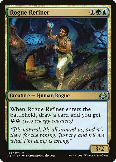 Rogue Refiner, carta Magic di tipo Creature — Human Rogue illustrata da Victor Adame Minguez