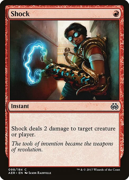 Shock, carta Magic di tipo Instant illustrata da Jason Rainville