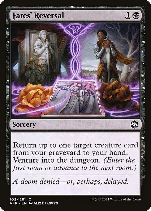 Fates' Reversal, carta Magic di tipo Sorcery illustrata da Alix Branwyn