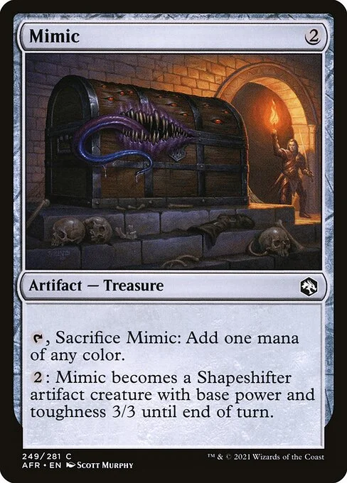 Mimic, carta Magic di tipo Artifact — Treasure illustrata da Scott Murphy