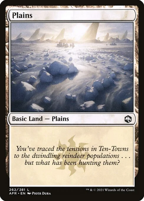 Plains, carta Magic di tipo Basic Land — Plains illustrata da Piotr Dura