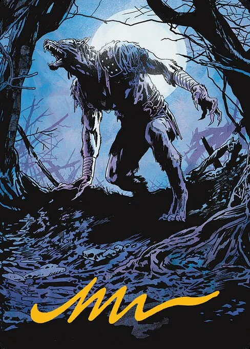 Krallenhorde Howler // Krallenhorde Howler, carta Magic di tipo Card // Card illustrata da Michael Walsh