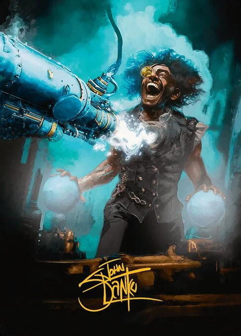 Laboratory Maniac // Laboratory Maniac, carta Magic di tipo Card // Card illustrata da John Stanko