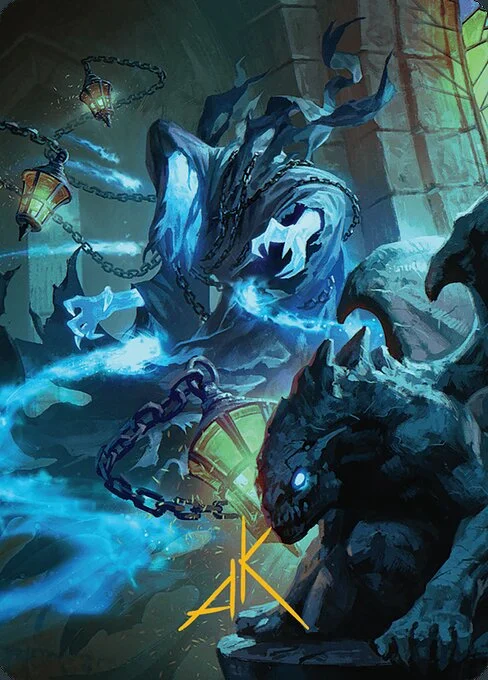 Mausoleum Wanderer // Mausoleum Wanderer, carta Magic di tipo Card // Card illustrata da Andrey Kuzinskiy