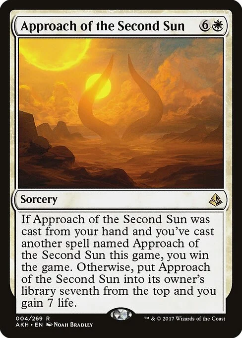 Approach of the Second Sun, carta Magic di tipo Sorcery illustrata da Noah Bradley