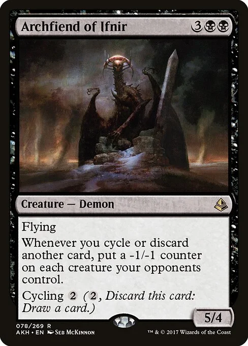 Archfiend of Ifnir, carta Magic di tipo Creature — Demon illustrata da Seb McKinnon