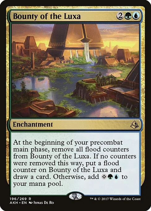 Bounty of the Luxa, carta Magic di tipo Enchantment illustrata da Jonas De Ro