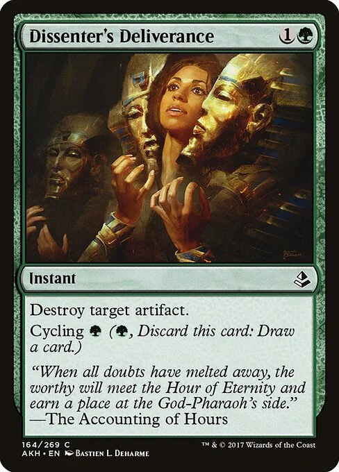 Dissenter's Deliverance, carta Magic di tipo Instant illustrata da Bastien L. Deharme